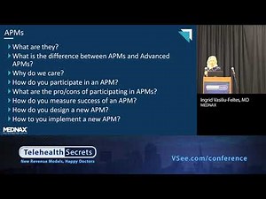 Telehealth - The New Generation APM? - Ingrid Vasiliu-Feltes (MEDNAX)