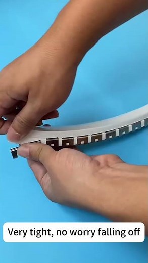 Customizable Flexible Stainless Steel Mounting Clips for LED Neon Tube Lights - Superlightingled