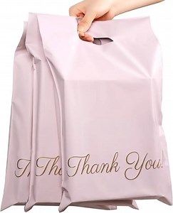 [Hot Item] Waterproof Courier Envelope Shipping Bag Durable Plastic Mail Cosmetic Shoes Courier with Customized Logo Handle Bag