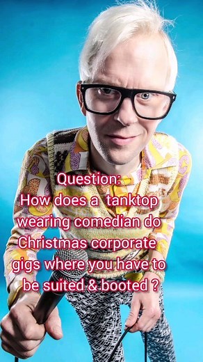 Christmas gigs sorted.... #Christmasparty #fashion #70s #comedyhost #drwho #gayfashion #comedian #christmasdress #winterstale #DavidEssex #tanktop #comedyshow #bgt#bgt2018 #comediansuk #comedianuk #musicalcomedian #lgbtcomedian #comedianbgt #standupgigs #corporatehost | Robert White Comedian