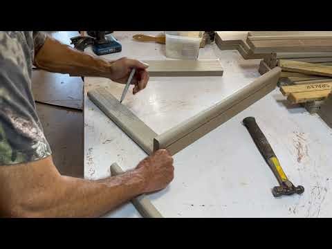 How I assemble my homemade screened bottom boards ￼using composite decking.