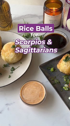 November is for Scorpios and Sagittarians: two signs with big personalities (and even bigger appetites). We brought their traits to life through two rice ball recipes: ♏ Scorpio: with salmon, black pepper, and ginger for depth and intensity. ♐ Sagittarius: with chicken, teriyaki sauce, and cheese for adventurous flavor. So, tell us, which rice ball would you be? 🍙✨ | Mahatma Rice