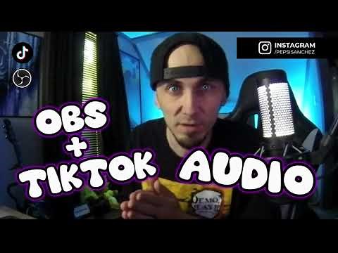 OBS AUDIO for TIKTOK