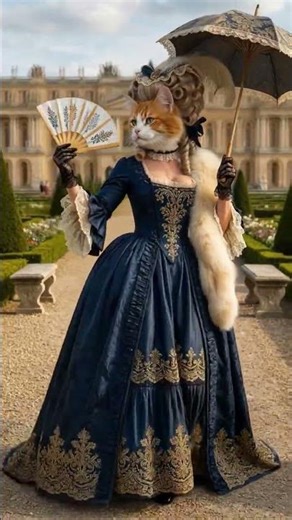 Ruby Sweet Cat Fashion Show at Versailles | 17th Century France Aesthetic