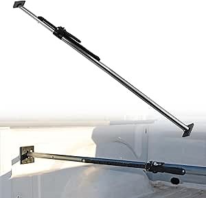 Sporacingrts Adjustable Ratcheting Cargo Bar Extends from 59" to 72.8" Non-Slip Truck Bed Divider,- Secure Hauling for Trucks, SUVs, Trailers - Truck Bed Cargo Stabilizer Bar, Adjustable Cargo Bar