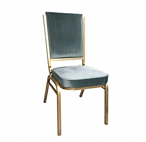 [Hot Item] Elegant Aluminum Stackable Banquet Chair for Professional Events Metal Church Chairs