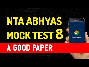 🚀 NTA Abhyas App | Mock Test 8 Analysis | A Good Paper | MathonGo | Analysis by Anup Sir 🚀