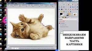 выделение умными ножницами