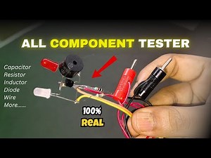 ALL COMPONENT TESTER | Capacitor, Diode, Resistor, Transistor | 100% Working | DIY Project