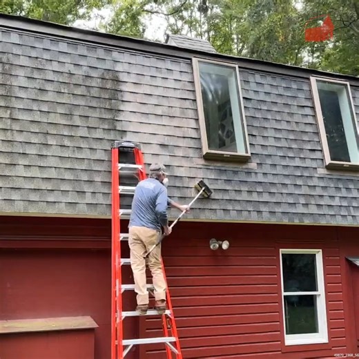 Roof Cleaning DIY #DIY #RoofCleaning #CleaningSolutions #ExteriorCleaning | Jon Peters Art & Home