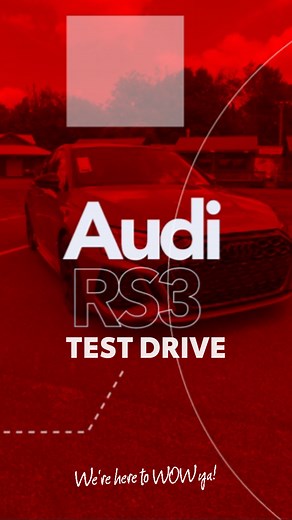 🎥 Catch the Thrills with Steven Whitfield's Audi RS3 Test Drive! 🚗 Today, we're putting the spotlight on the impressive Audi RS3. Join Steven Whitfield as he dives into what makes this car a standout: "It's got an inline five-cylinder twin-turbo engine, making it pretty fast—zero to 60 in just 3.2 or 3.6 seconds. Very aggressive and very nice to drive. Three words to describe this car? Fast, luxurious, and pretty, especially with its striking gray-blue color. What do I love about it? The color