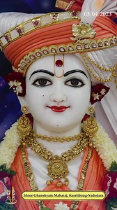 1K views · 211 reactions | Ghanshyam Maharaj | ઘનશ્યામ મહારાજ | Daily Darshan | 05 Apr 2023 | Karelibaug, Vadodara | Swaminarayan Bhagwan | Facebook
