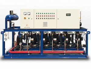 [Hot Item] Air Cooled Chiller Refrigeration Machine Refrigeration System Tube Compressor Rack for Cold Storage