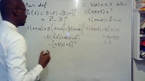 Variance d'une variable aléatoire exercice corrigé | VMathsPhy