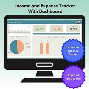 Budget Income and Expense Tracker EXCEL - Etsy Canada