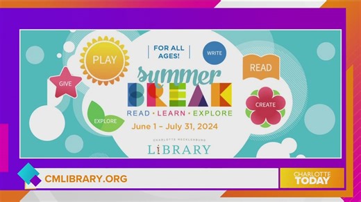 It's time for the Summer Break reading program with Charlotte Mecklenburg Library