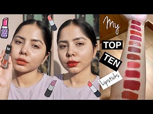 💄 My Most Loved Lipsticks of All Times + Lip Prep Routine ✨Best Lipsticks for Indian Skin✨