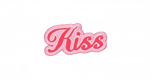2-in-1 Iron-on Patch and Kiss Sticker - Etsy