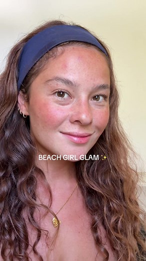 Beach Girl Glam Makeup: Glow, Skincare First & Sunscreen Base
