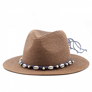 [Hot Item] Stylish Large Brim Straw Bowler Hat for Men and Women
