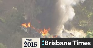 Shed fire spreads to home at The Gap