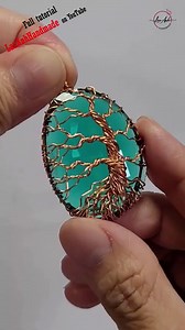 Tree of life - Free tutorial video link above the title #shortsvideo #wireworks #stonebeads