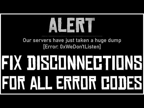 How to Fix Red Dead Online Disconnects | All 2020 Error Codes