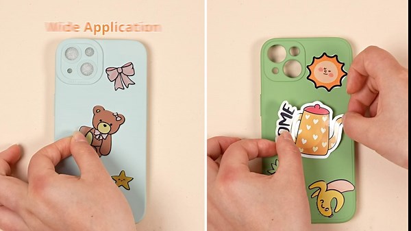 HTVRONT Sublimation Sticker Paper - 20 Pcs Glossy Transparent Waterproof Sublimation Stickers