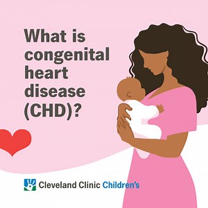 1.1K views · 11 reactions | Congenital heart disease (CHD) is a problem with how your heart forms before birth. Some issues are more severe than others, but all of them prevent normal blood flow through your heart and beyond. Some cases of CHD are simple and may not cause any symptoms. But others can be life-threatening and require treatment in infancy. | Cleveland Clinic Children's | Facebook