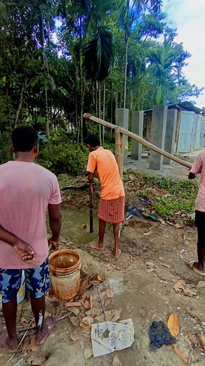 Direct mud circulation method of bore well by Treditional technique for submersible pump set installation #borewell #dmcmethod #directmudcirculation | Mani Anand