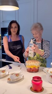 Cooking with Mum ❤️🧁 making her delicious homemade trifle…. welcome to our kitchen lol. My queen. Xxxx #cooking #baking #mum #love #family | Shirley Ballas