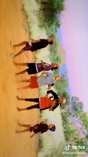 Beautiful halls at the background 💕 Aboriginal girl from Docker River