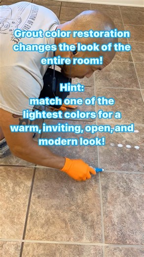 With proper care, our grout color-seal will resist stains for a...