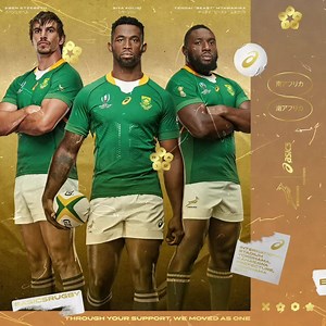 Congrats Springboks for lifting the 2019 trophy in a historic year, and a big thank you to all supporters! | ASICS