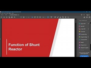 Function of Shunt Reactor