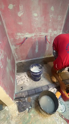 SHOWER FLOOR GOALS! Seastone tile installation complete - this bathroom floor is stunning! #ShowerFloor #SeastoneTile #BathroomGoalsWant | Kishawns Home Improvement