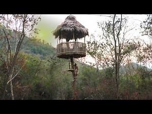 Believe This Building? Unique Build House On The Tree - Awesome! Build