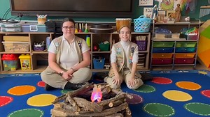 Julia and Elizabeth from Troop 792 share the scoop on fire safety! 🔥 | Girl Scouts of Southern Illinois