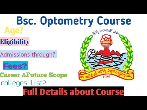 Bsc. Optometry Course full Details video 👍