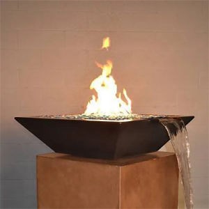 [Hot Item] Garden Backyard Swimming Pool Gas Fire Bowl with Waterfall