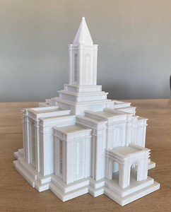 3D Printed Montpelier Idaho Temple Model, LDS Gift and Decor (digital Download) - Etsy