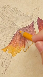 Coloring in a betta fish 🥰 Page is from my latest release, "The Sketchbook Coloring Book (Variety)" 💜 #bettaart #coloringbookforgrownups #anxietymanagement #coloringforstress | Julianne Colors