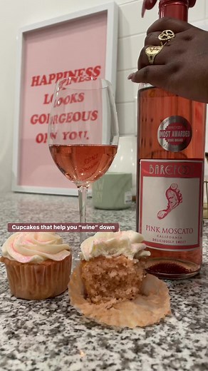 Sometimes all you need is a cupcake to help you “wine” down🥂 Strawberries and Champagne cupcakes available at our Nashville and Hendersonville locations in-store only every Thursday, Friday, and Sunday. Must be 21 years or older with valid ID to purchase. | The Cupcake Collection
