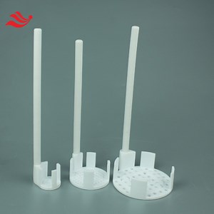 [Hot Item] Cassette de lavado de obleas de silicio para células solares, portador de limpieza de obleas de silicio PTFE 2 pulgadas