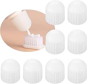 Toothpaste Dispenser for Kids & Adults - Toothpaste Pump Dispenser Topper Funny, Self Closing Toothpaste Cap for Kids, No Waste Cap No Mess Toothpaste Dispenser, Toothpaste Saver. (8)