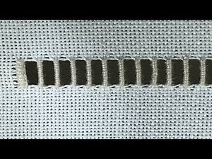HAND EMBROIDERY | How to make Hardanger (12)
