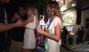 chelsea local girl eating pussy in public in a bar — PornOne ex vPorn