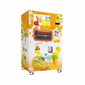 [Hot Item] Self Service Customized Stickers Fresh Fruit Juice Maker Vending Machine