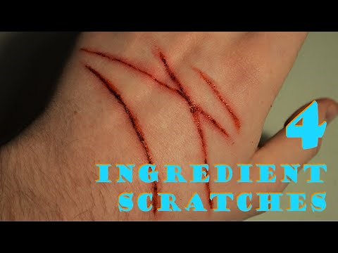 Easy SFX Makeup Scratches