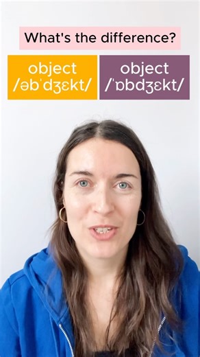 10K views · 206 reactions | Object - two meanings and two pronunciations!  #learnenglish #speakenglish #englishgrammar #englishtenses #anglais #ingles #inglese #inglés #inglês #angielski #englisch #english | English with Aga | Facebook